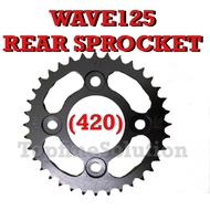 WAVE125 Rear Sprocket (420 Black)
