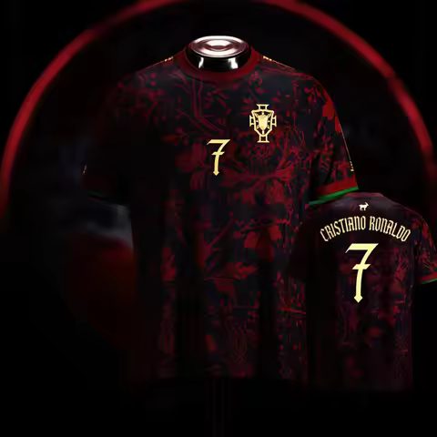 2026 Cristiano Ronaldo #7 The Siu Portugal Heritage Football Jersey Men's Woman's Breathable Quick-d