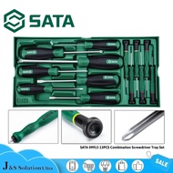SATA 09913 13PCS Combination Screwdriver Tray Set