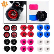 [utruiut0k] 4Pack Inline Skate Wheels, Indoor/Outdoor Roller Skate Wheels, Roller Blade