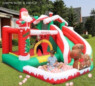 Istana balon Inflatable Castle bouncer Kolam renang Anak Slide Pool