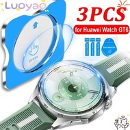 LUOYAO 3Pcs Tempered Glass Films, 41/46MM With Alignment Tool Screen Protector, HD Easy Install Kit 