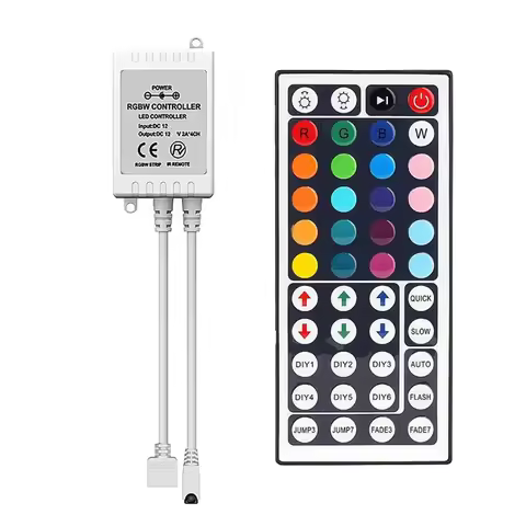 Led Controller LED IR RGB Controler LED Lights Controller IR Remote Dimmer DC12V For RGB 3528 5050 L