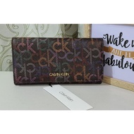 CALVIN KLEIN RAINBOW MONOGRAM WALLET