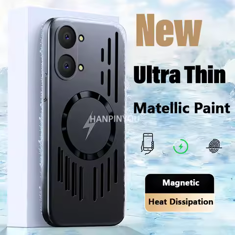 Metallic Paint Heat Dissipation Case For Redmi Turbo 5 Max Xiaomi Poco X8 Pro Max Ultra Thin Hard Sh