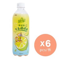 碧泉 - 單叢茶葉(鴨屎香)有氣檸檬茶飲品 500 毫升 x 6