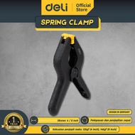 Deli Spring Clamp Nylon / Alat Jepit Kayu Besi Catok Super Kuat