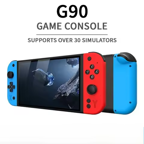 FLLAPT PSP 7-inch 64GB 4000mAh portable handheld G90 game console arcade suitable for PSP/PS1 retro 