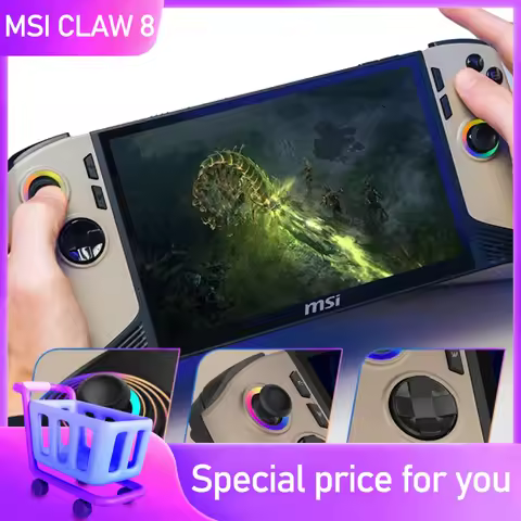 For MSI CLAW 8 2025 Ryzen Edition Handheld Portable Gaming Console With AMD Z2 Extreme Processor 8" 