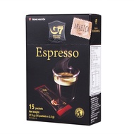 Vietnam Central G7 ESPRESSO ESPRESSO Black Coffee Instant Coffee Powder 15 Bars 37.5g yy261.19-80