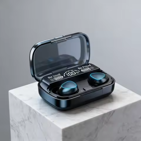 TWS Headphones Bluetooth Wireless Earpods Sports Stereo Noise Canceling Headphone Microphone Speaker