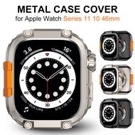 Aluminum Alloy Case for IWatch Series 11 10 46mm Metal Full Coverage Bumper Case for Iwatch 10 46MM 