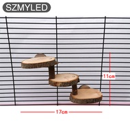 3/5 Layers Hamster Wooden Climbing Ladder Exercise Platform Chewing Toy Teeth Care Teeth Molar Toy