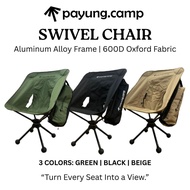 PAYUNG.CAMP Lightweight Foldable Swivel Chair for Camping / Picnic Kerusi