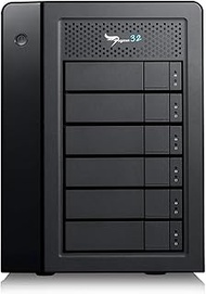 Promise Pegasus32 R6 24TB (6x4TB) Hybrid Thunderbolt 3 or USB32 Direct Attached RAID Storage, High P