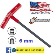 6mm T-Hexagon made in the US brand BONDHUS Length 17 cm, 27 cm (Ball Head)