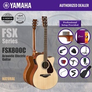 Yamaha FSX800C NAT FSX Series Solid Top Acoustic Electric Guitar 40" - Natural