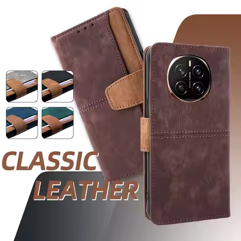 For Honor Magic 7 Pro Shockproof Wallet Cover Leather Wallet Case for Honor Magic 7 6 5 4 Pro Magic 