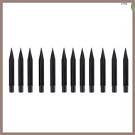 📦 12pcs Black ABS Plastic Cone Ground Spike for Spike Lights Plug 5.9*0.7in