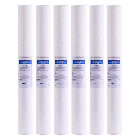 5 Micron 10 20 30 40 Inch PP Sediment Filter Cartridge Water Filter Spun Replacement Filter Cartridg