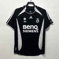 0607 Real Madrid Away Retro Soccer Uniform Camouflage Jersey Beckham Same Adult Real Madrid Short Sl