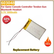 603048 3.7V 1000mAh Battery for Game Console Controller Tendon Gun Bluetooth Headset Lithium Polymer