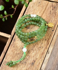 秒殺價和田玉碧玉毛衣鏈  上身簡單大方