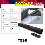 Awei Y999 Wireless Soundbar Speaker TV Home Theater Surround Bass Home Speaker TV Soundbar Awei Y990