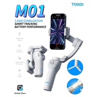 TOKQI M01 AI Gimbal 3-Axis Anti-Shake Foldable 360 Degree Face Tracking