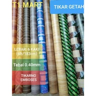 6ft (6kaki) 0.40MM Tikar Getah PVC Brand Tikarno Buatan Malaysia