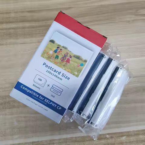PT-108 KP108 For Canon SELPHY CP1500 Compact Photo Printer Kit for KP-108IN RP-108 CP1200 CP900 CP91