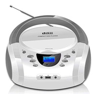 CD Player Portable Boombox with FM Radio/USB/Bluetooth/AUX Input and Earphone Jack Output, Stereo So