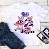KIDS CLOTHES KIDS T-SHIRT INDIGO PARK GAME RAMBLEY THE RACCOON