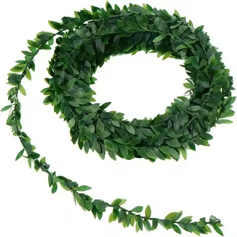 Artificial Ivy Wreath 7.5meter Plant Vine Fake Leaves Home Scene Decoration Wedding Outdoor Garden F