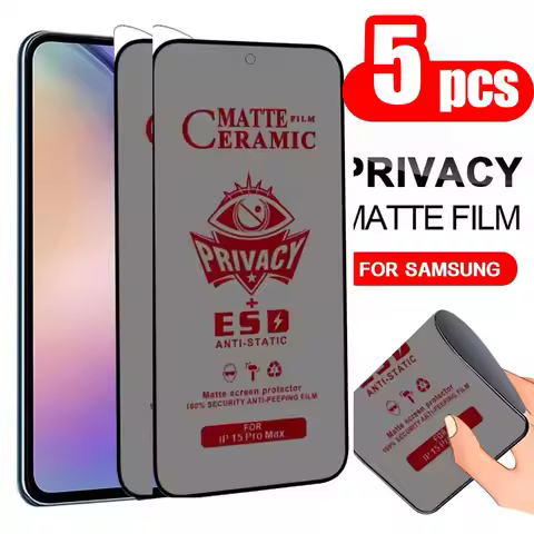 5PCS Anti-Spy Ceramic Membrane For Samsung S25 Ultra S24 A23 Plus S21 S20 FE A73 A71 M52 M53 M31s Sc