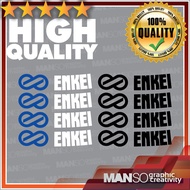 ENKEI Sticker One Set 4pcs Rim Sticker ENKEI Wheel Sticker [Premium Quality]