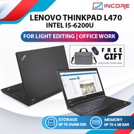 Lenovo ThinkPad L470 - Intel Core i5-6200U / 4GB 8GB DDR4 Ram / 240GB SSD I5 6TH Gen Budget Laptop N