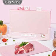 ((Baking Kitchen) Chefmade KT7156 kitty Baking Classification Cutting Board Fruit Vegetable Cooked M