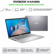 Asus Vivobook A416MA Intel N4020 RAM 4GB SSD 256GB Windows 10