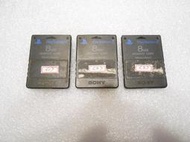SONY PS2 原廠 8M記憶卡 SCPH-10020（黑色、一標三個） 【 二手良品】