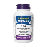 加拿大Webber Naturals(維柏健)Melatonin褪黑激素 5毫克,幫助睡眠, 400粒裝