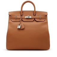 Hermès Gold Togo HAC Haut à Courroies Birkin 40 Palladium Hardware, 2023