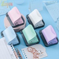ECYOU 6-Hole Paper Punch, For A4 A5 B5 Paper 6-Hole Round Hole Puncher, Useful Mannual Labor-saving 