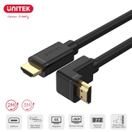 Unitek High Speed HDMI 2.0 Right Angle 270° Cable Support Up To 4K UHD 60Hz Support 3D Display HDCP2