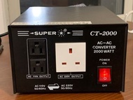 SUPER CT-2000 AC-AC Converter 2000Watt AC110-AC220