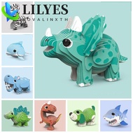 LILYES 3D Paper Puzzle Animal Model Toy, Dinosaur Giraffe Animal 3D Paper Puzzle Toy, 3D Paper Puzzl