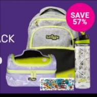 Smiggle Backpack Fresh Army/Boys School Bag/Elementary School Backpack