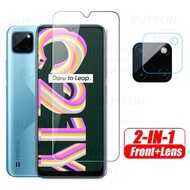 LAYAR Anti-scratch Realme C21 / Realme C21y 2in1 PACKAGE Tempered Glass Screen and Camera Realme C21