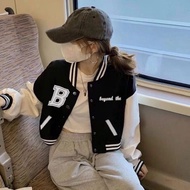Unisex Children's Varsity Baseball Jacket (1th-18th) Initial LOGO B BEYOND THE (Screen Printing) (Ca
