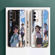 High School Anime Your Name E-TPU Phone Case For OPPO A79 A75 A73 A54 A35 A31 A17 A16 A15 A12 A11 A9 A7 A5 AX5 F11 F9 F7 F5 R17 Realme C1 Find X3 Pro Plus S E K X